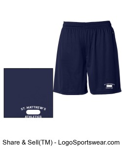 Mens PE Uniform Approved Shorts with 7 inch Inseam Design Zoom